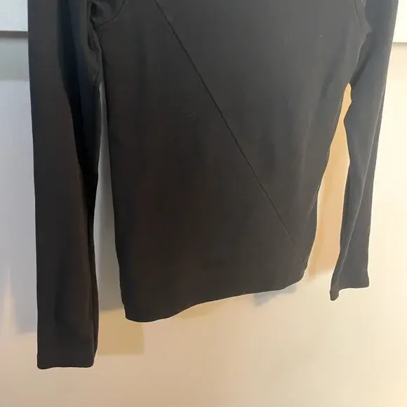 Jarbo Black Pima Cotton Classic Cowl Neck Sweater Women's EU 36 / US 4 EUC - Picture 9 of 12